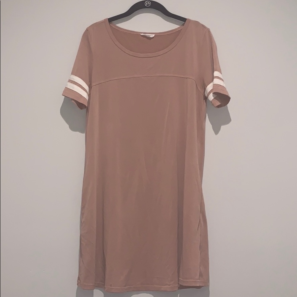 BLUSH T-SHIRT DRESS